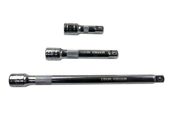 US PRO 3pc 1/2''dr Extension Bar Set 75, 125, 250mm Long 4141